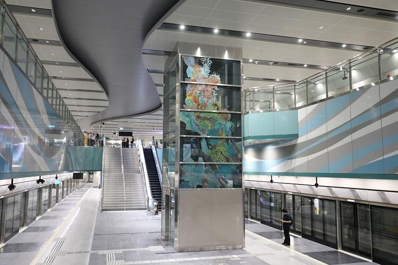 Thomson-East Coast Line Bright Hill MRT Station. The budget for new rail projects includes money to complete the Thomson-East Coast Line, Jurong Region Line, Phase 1 of the Cross Island Line, as well as advanced engineering studies for the western le