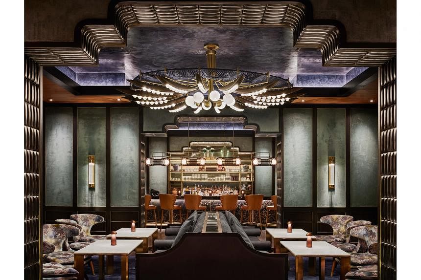 Nan Bei at Rosewood Bangkok (above), Thailand, impressed judges with its level of intricate details and dramatic Art Deco aesthetic. International design firm AvroKo created a luxurious dining experience that features a 7m-high light installation with a m