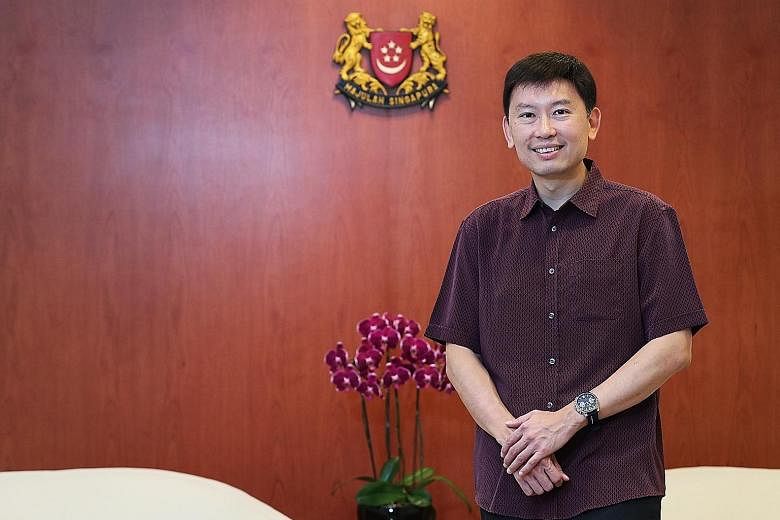 Senior Minister of State for Trade and Industry Chee Hong Tat says heartland shops have to play to their strengths.