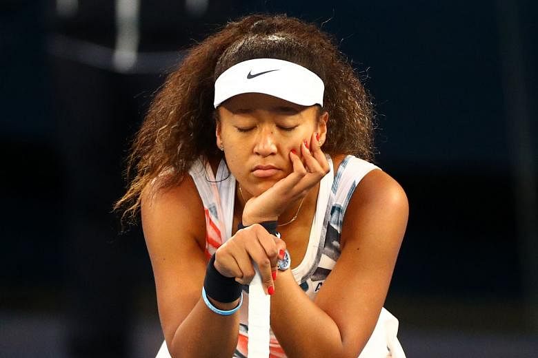 Japan’s Naomi Osaka is disappointed, but anticipating the postponed Olympic Games. 