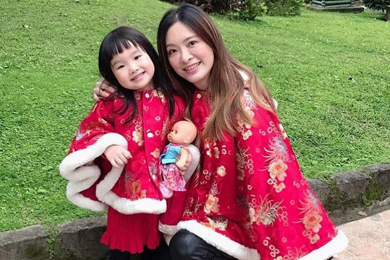 Serena Liu Chen with her daughter, Ni Ni.