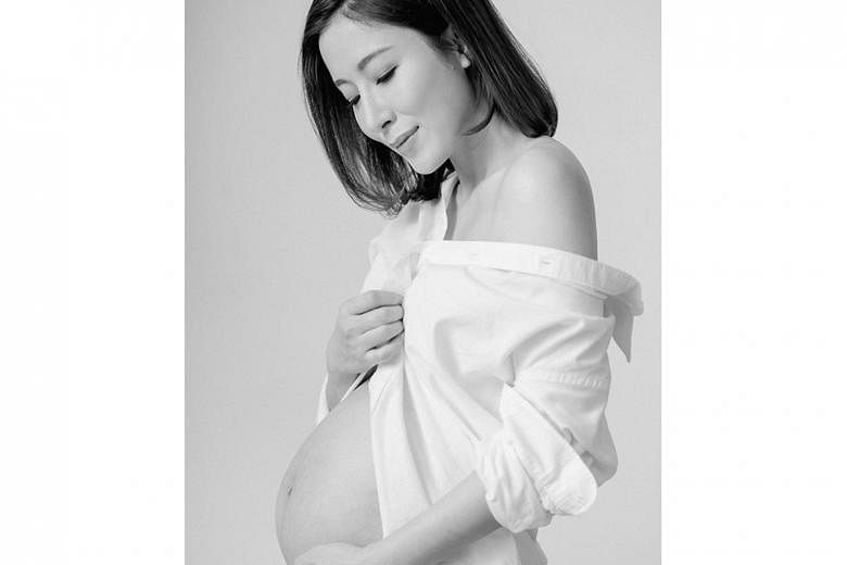 A PRINCESS FOR TAVIA YEUNG: Hong Kong actress Tavia Yeung (left) is expecting a baby girl. The 40-year-old revealed the baby's gender in her Instagram post on Monday with the hashtag #mylittleprincess. 	She wrote: "People say that pregnant women are 
