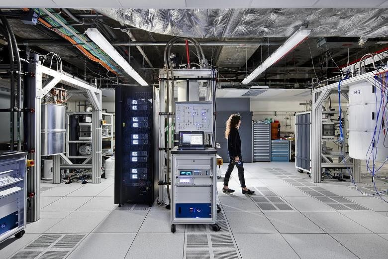 The IBM Q Computation Centre in New York. The IBM-NUS collaboration is the first of its kind in South-east Asia and gives NUS researchers access to 15 of IBM's powerful quantum computing systems via a cloud service.