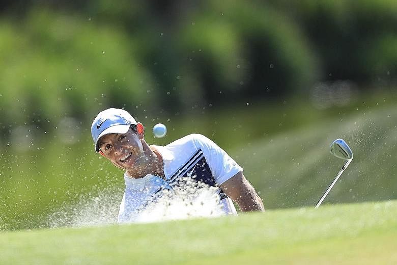 Rory McIlroy at The Players Championship, which was cancelled after just one round on March 12. The major golf tours are not likely to resume till end-May. PHOTO: AGENCE FRANCE-PRESSE