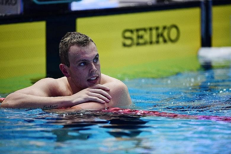Not being able to swim or train for up to six months owing to the coronavirus pandemic was Kyle Chalmers' biggest fear.