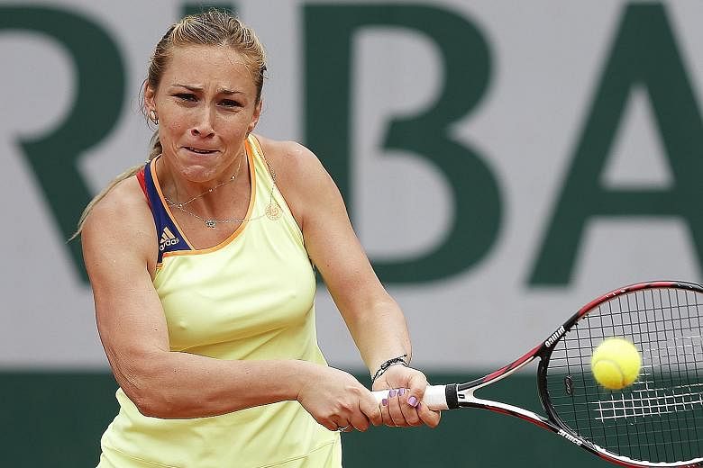 Sofia Shapatava has organised a petition calling on the International Tennis Federation to provide a financial safety net for hundreds of players who toil in second-and third-tier events. PHOTO: EPA-EFE