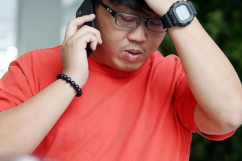 Yeo Jing Cheng allegedly organised an illegal street race involving over 50 vehicles. ST PHOTO: WONG KWAI CHOW