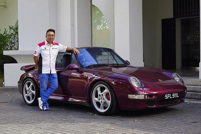 Accountant Yong Jiunn Siong owns four Porsches, including a 1996 993 C4S (above) he bought in 2015.