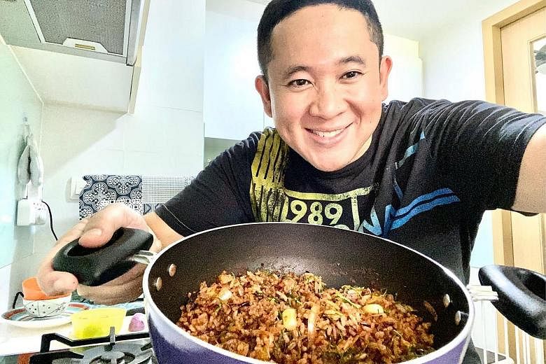 Since the circuit breaker measures began, Senior Parliamentary Secretary for Health and Home Affairs Amrin Amin has been whipping up dishes to relax, even as he is kept busy helping his constituents from home.