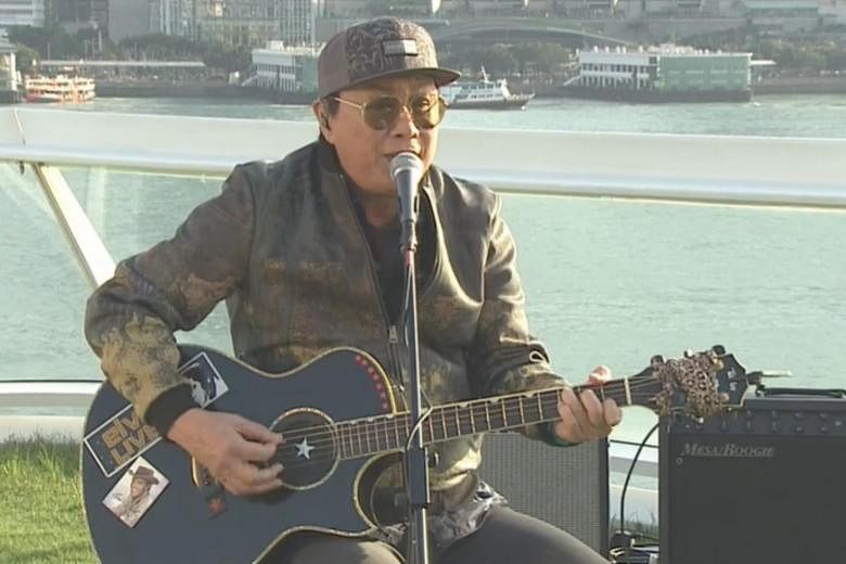 Hong Kong singer Sam Hui's online concert attracts 2.5 million viewers