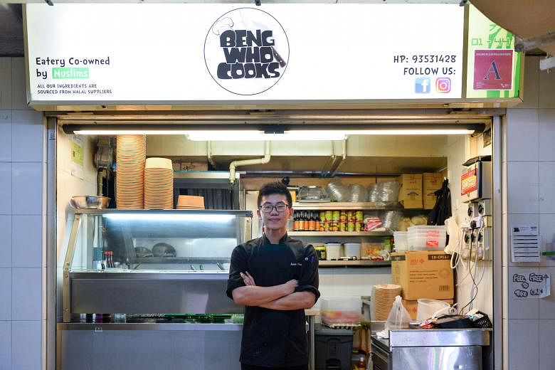 Mr Jason Chua is one of the two co-owners of Beng Who Cooks in Hong Lim Complex Market and Food Centre who started the initiative.
