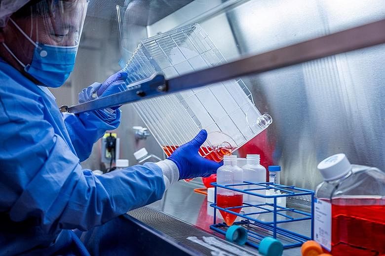 A researcher at the University of Pittsburgh working on a Covid-19 vaccine candidate in Pennsylvania last month. According to a paper published in Nature, there are 78 confirmed active Covid-19 vaccine research and development projects, 73 of which a