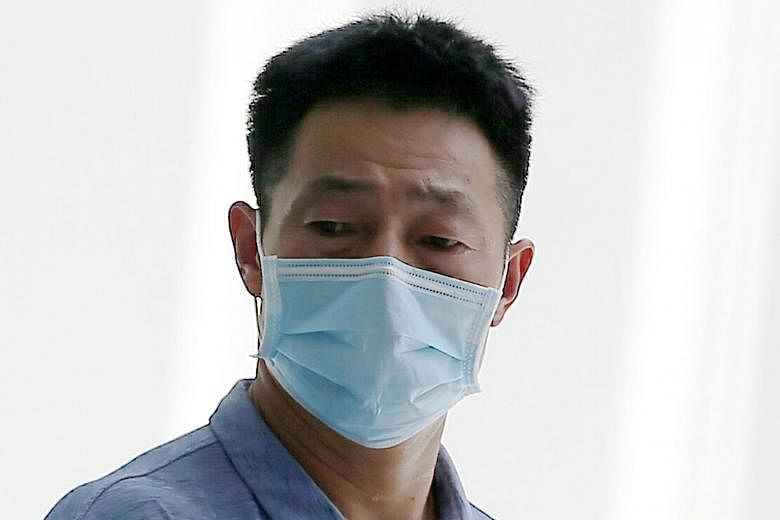 Chinese national Liu Dufeng, 49, allegedly failed to inform his employer that he was not supposed to relocate during his quarantine. ST PHOTOS: WONG KWAI CHOW