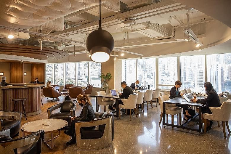 A shared workspace of The Executive Centre in Hong Kong. Amid the coronavirus pandemic, the test for the co-working industry will be to show it can provide a safe space for workers and companies seeking added flexibility.