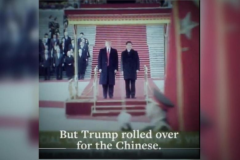 Trump And Biden Duel Over China In Election Ads | The Straits Times