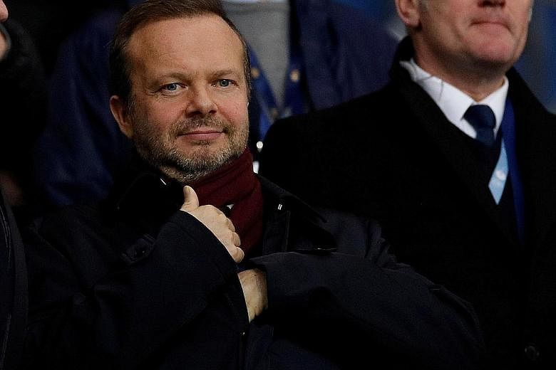 Manchester United executive vice-chairman Ed Woodward says the financial crisis created by Covid-19 means English clubs will not be splurging during the transfer window. PHOTO: REUTERS