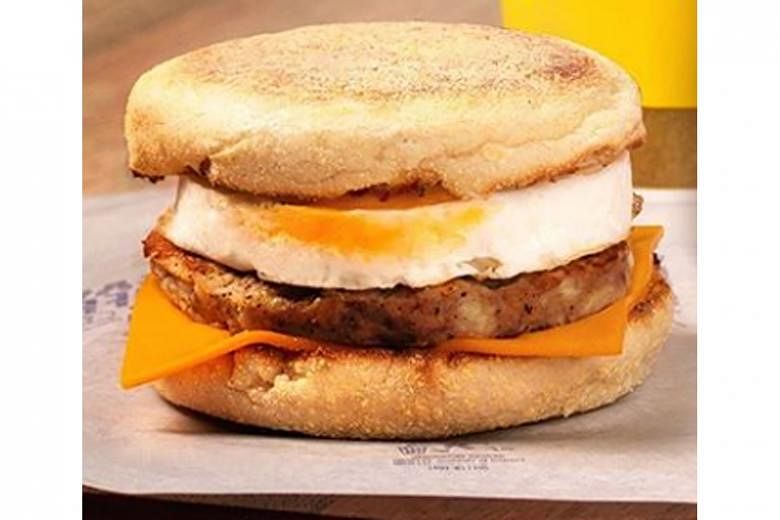 Mcdonald’s Sausage Mcmuffin With Egg.