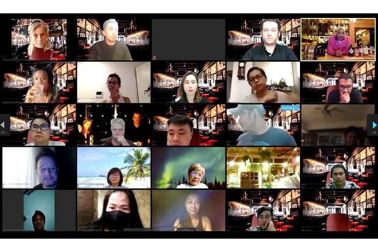 Interact with a rotating list of bartenders each week at 1887 Virtual Bar (above) on Zoom as they make signature cocktails live, and party with DJs such as Guy Lawrence, one half of British duo Disclosure, on livestreaming media platforms. 