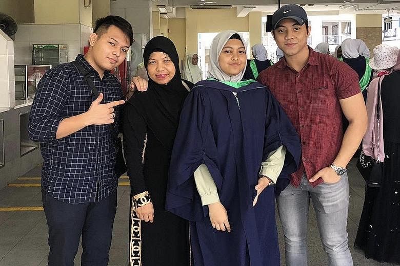 Mr Ihsan Ridzwan Azman will be graduating from Republic Polytechnic next month with a diploma in biomedical science. He plans to pursue a degree programme in dietetics at the Singapore Institute of Technology. PHOTO: REPUBLIC POLYTECHNIC