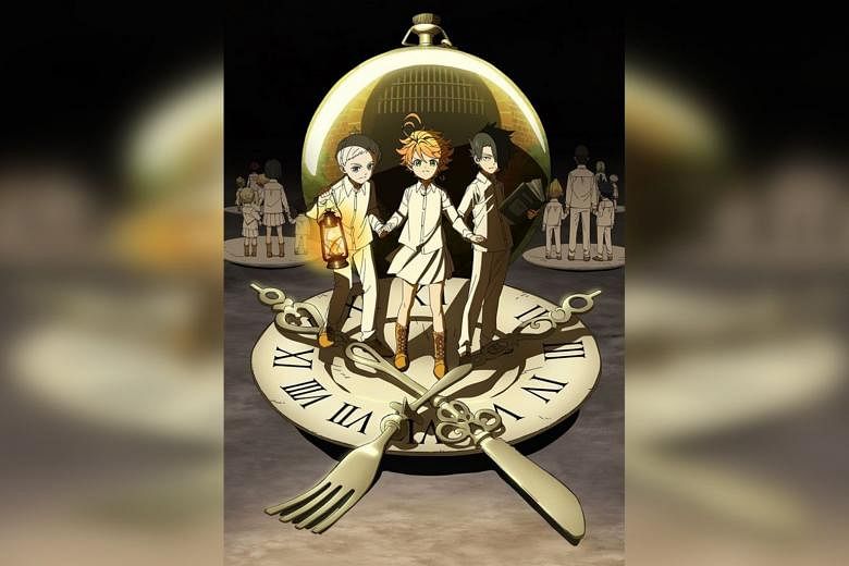 Telemad: Anime series The Promised Neverland, about orphan kids