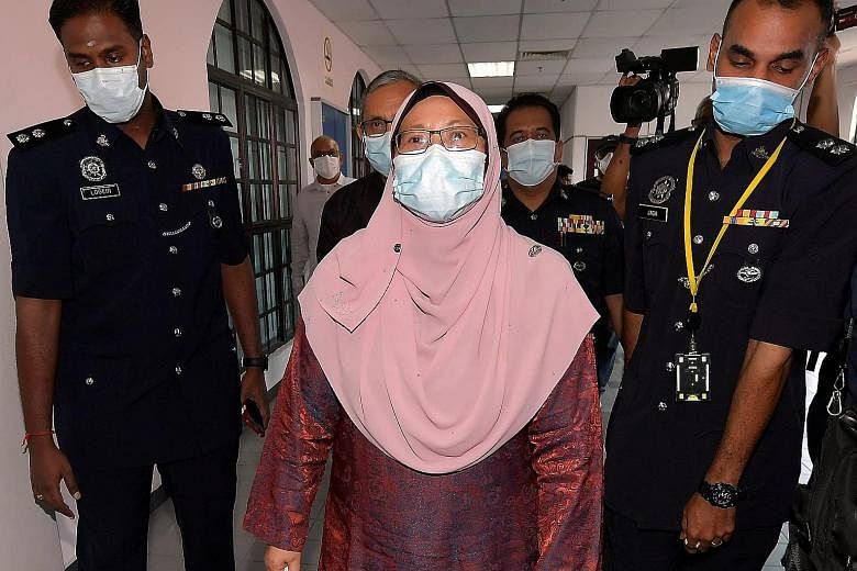 Fuziah Salleh was charged over a post with video she allegedly shared on Facebook that purported to show chaos at the Johor Baru Customs, Immigration and Quarantine Complex.