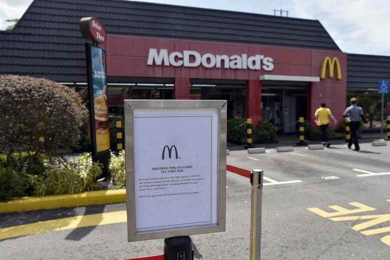 Coronavirus McDonald s extends closure of S pore restaurants