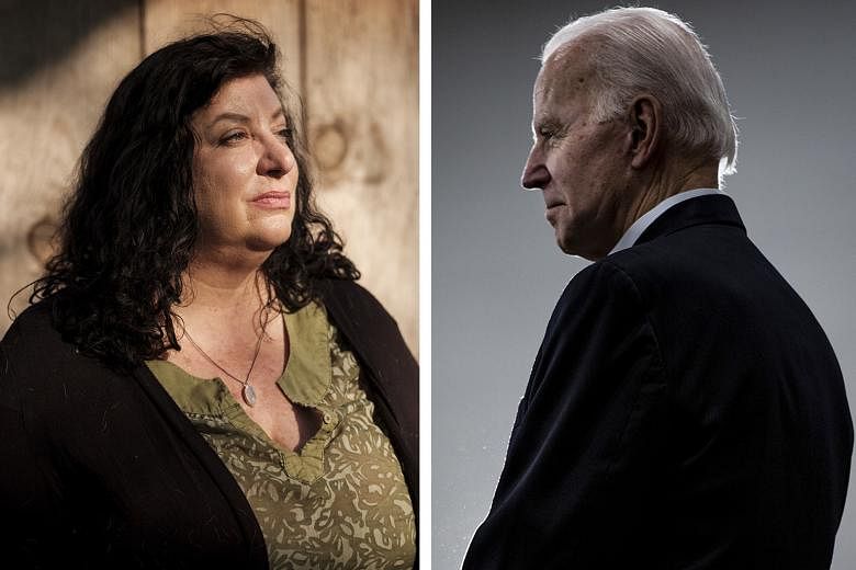 Ms Tara Reade alleges that Mr Joe Biden assaulted her in 1993, when she was a 29-year-old staff assistant in the office of the then senator from Delaware. PHOTOS: NYTIMES