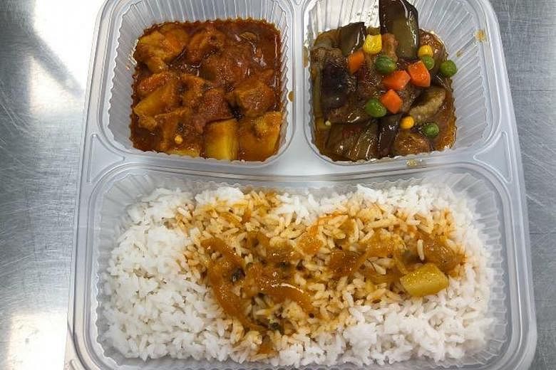 Some of the meals and snacks provided for workers in purpose-built dormitories this week after initial issues surfaced with the quality and quantity of the food provided.