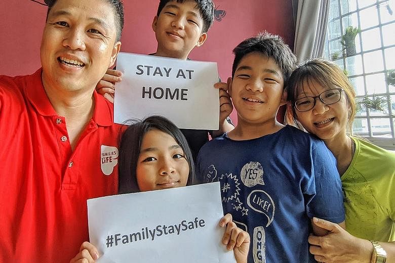 Mr Kelvin Ang (above) of Cheekiemonkies blog with his wife, Susan, and their children – (from top) Ashton, 15; Ayden, 13; and Alethea, nine. He believes in empowering his children to plan their school holiday schedules and make small decisions, such as wh