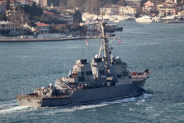 Us Navy Ships In Barents Sea Near Russia First Time Since 1980s The