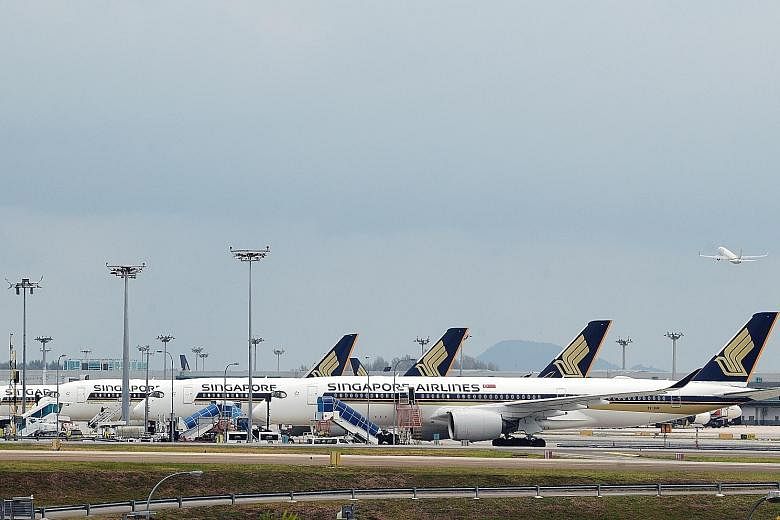 Only 4 per cent of Singapore Airlines and SilkAir planes are currently flying, and just 2 per cent of Scoot planes are expected to take to the skies in the next two months.