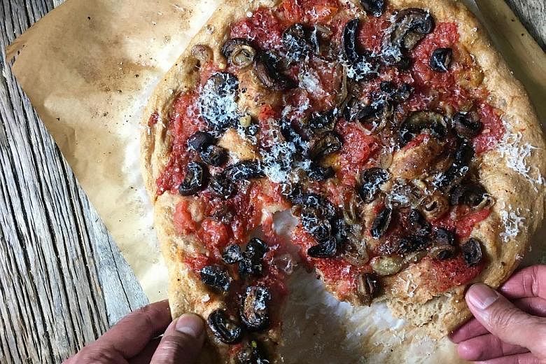 Whole grain pizza from cookbook author Maria Speck.