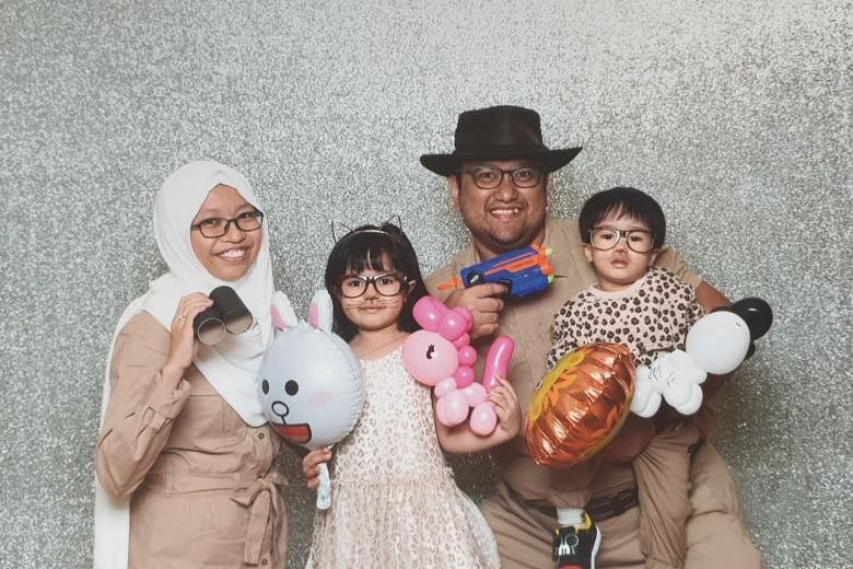 The coronavirus pandemic worries Ms Azleen Khamis, whose daughter Asfa’s blood cancer is in remission. She and her husband, Mr Horis Hosri, also have a son, Haris, three. 