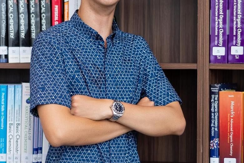 Former Eunoia Junior College student Kenneth Hoh (above) initiated and heads Project Aegis, a remotely conducted academic mentorship programme that allows the junior college's alumni to support its current JC2 students.