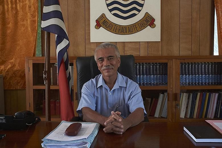 Anote's Ark follows Kiribati's former president Anote Tong (above) on his quest to fight for climate-change solutions. The low-lying nation in the central Pacific Ocean is threatened by rising sea levels caused by global warming.