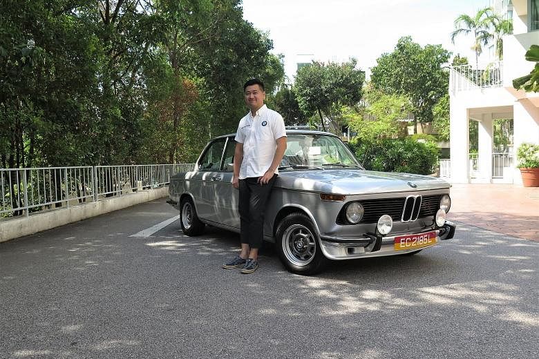 Product designer Louis Soon Zhiwei drives his 1973 BMW 2002 twice a month.