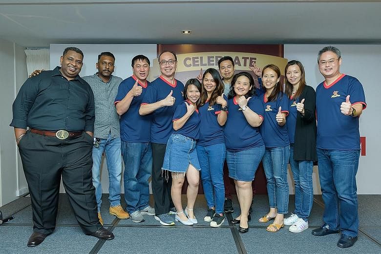 Eighteen organisations, including Copthorne King's Hotel (left) and cleaning company Chye Thiam Maintenance, have been awarded the Plaque of Commendation by the National Trades Union Congress at this year's May Day Awards.
