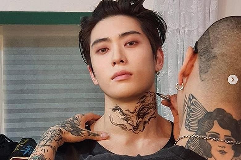 NCT'S JAEHYUN IS SORRY: As the Covid-19 pandemic continues, people worldwide have been getting antsy staying in. Four South Korean celebrities - BTS' Jungkook, Astro's Cha Eunwoo, Seventeen's Mingyu and NCT's Jaehyun (above) - were recently spotted t