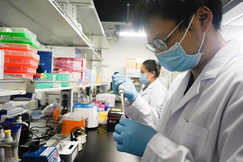Researchers at Peking University say a drug they are developing can not only shorten recovery time for those infected by the coronavirus, but also offer short-term immunity from it. They say the drug should be ready for use later this year and in tim