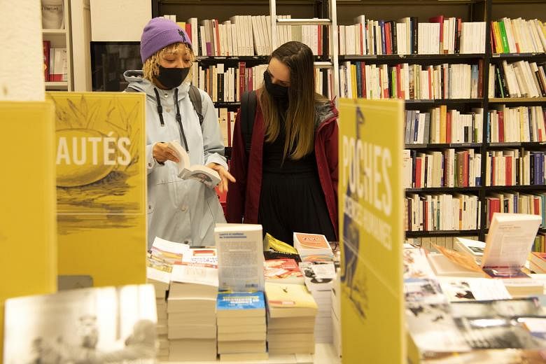 A bookstore in Bordeaux after coronavirus lockdown measures in France were eased this month. Even though books can be ordered online or downloaded to the Kindle, bricks-and-mortar bookstores matter because browsing is important - not only because it 