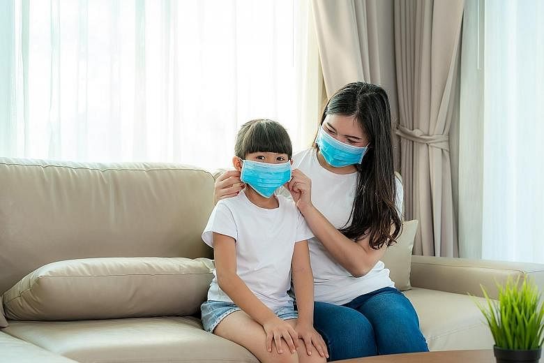 Parents can prepare their children for the new school term after the circuit breaker lifts by talking about the practices they must observe, such as social distancing in the canteen during recess time, and steps to putting on a face mask or shield. 