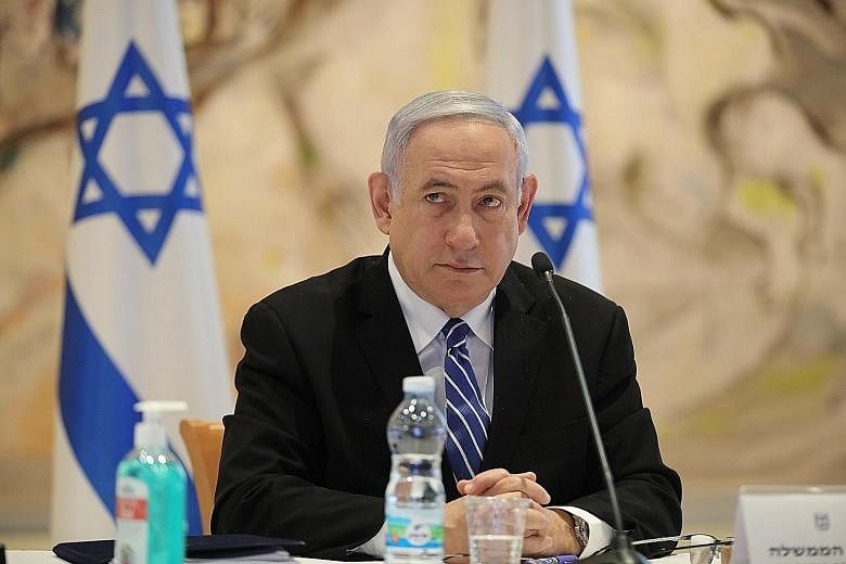 Under Israeli law, Benjamin Netanyahu, a sitting prime minister, need not resign when facing charges.