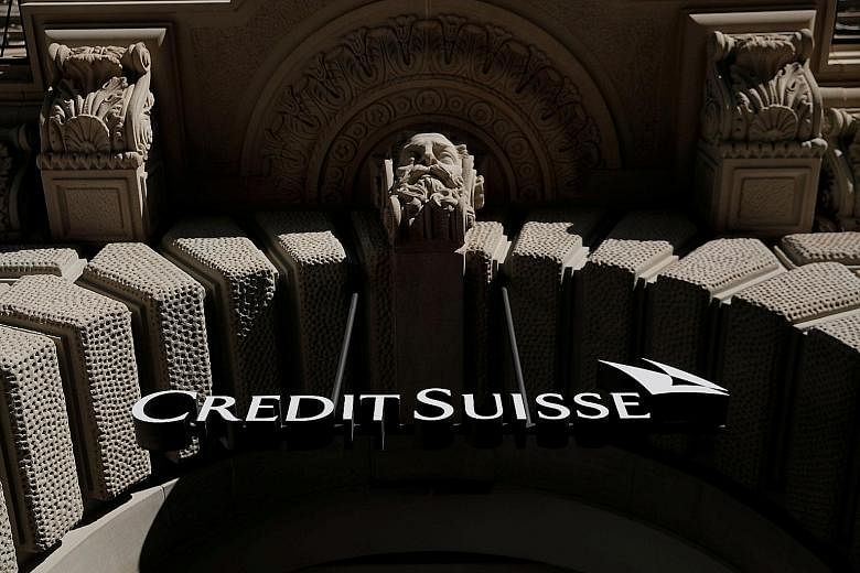 Credit Suisse will benefit from a reduction in travel as videoconferencing takes off, and in the future will operate fewer branches with online banking getting a lasting boost from lockdowns, says its CEO Thomas Gottstein. PHOTO: REUTERS