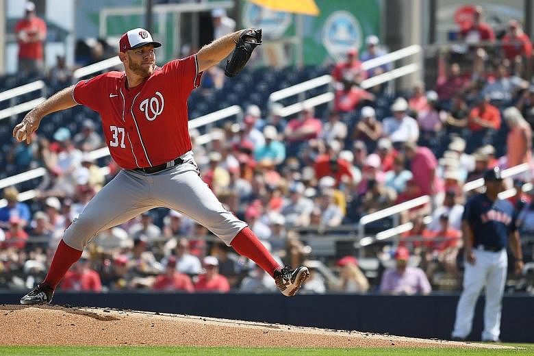 Stephen Strasburg of the Washington Nationals, the reigning World Series' most valuable player, is slated to earn less than US$8 million if this MLB season proceeds with the wage cut proposal. It will be a fraction of his reportedly agreed deal for U