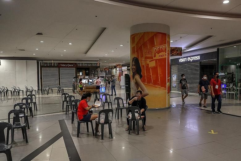 A mall in Manila, which saw very few visitors, earlier this month. The situation is dire for over a million micro, small and medium-sized enterprises in the Philippines. By one estimate, most have just two to three months' worth of cash left. Even af