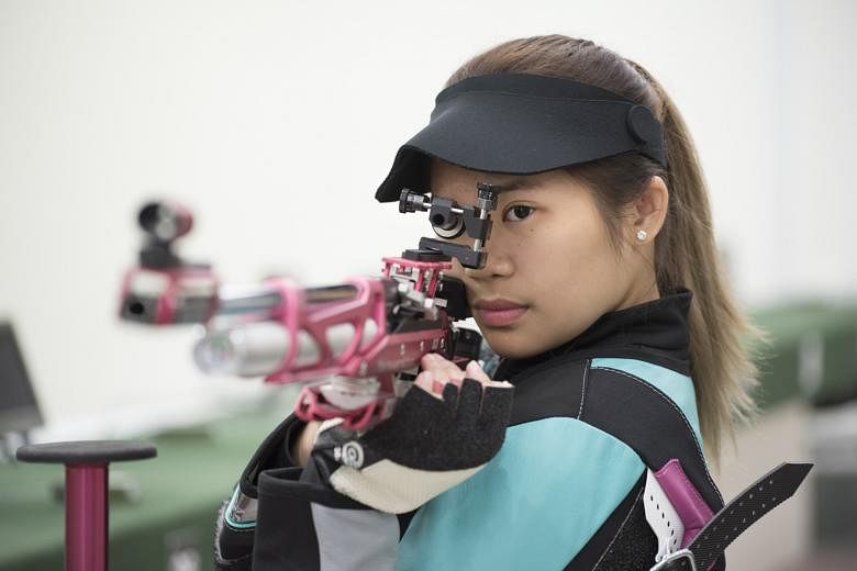 Singapore's rifle shooter Martina Veloso is eyeing an Olympic debut at next year's postponed Tokyo Games.