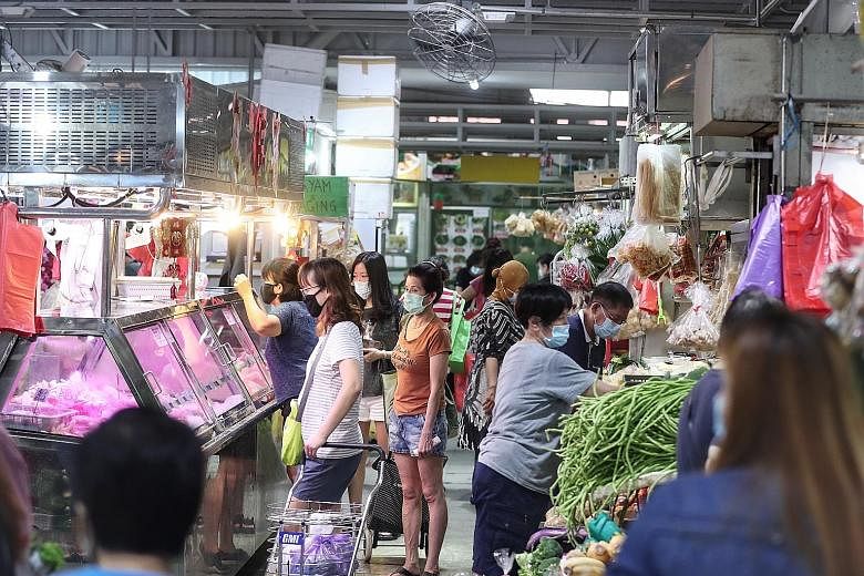 The Jurong West Market and Food Centre (above) is among places listed as having been visited by Covid-19 patients while they were still infectious. Yesterday, the FairPrice supermarket in Taman Jurong Shopping Centre was added to the list of public p