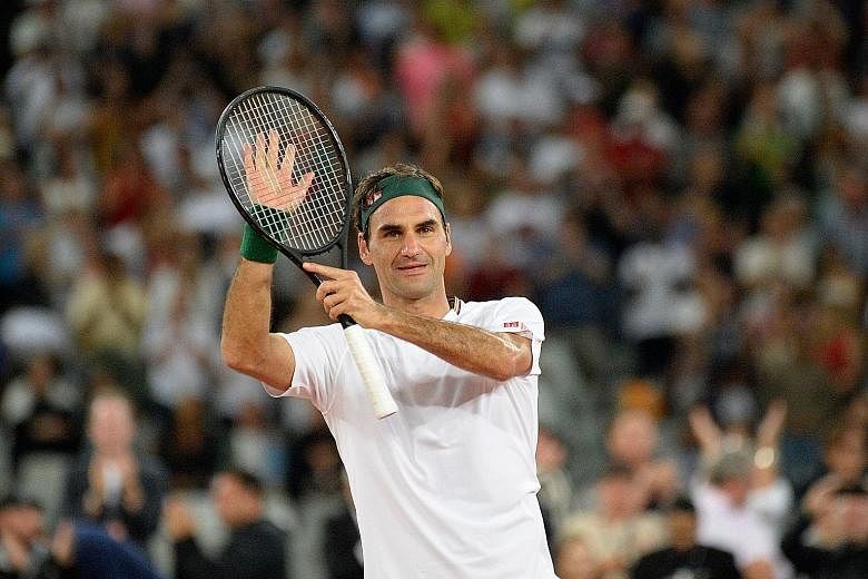 Roger Federer's haul last year included US$100 million from appearance fees and endorsement deals, plus prize money of US$6.3 million. PHOTO: AGENCE FRANCE-PRESSE