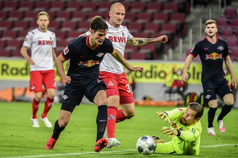 Football: Leipzig move into third spot with 4-2 win at Cologne | The ...