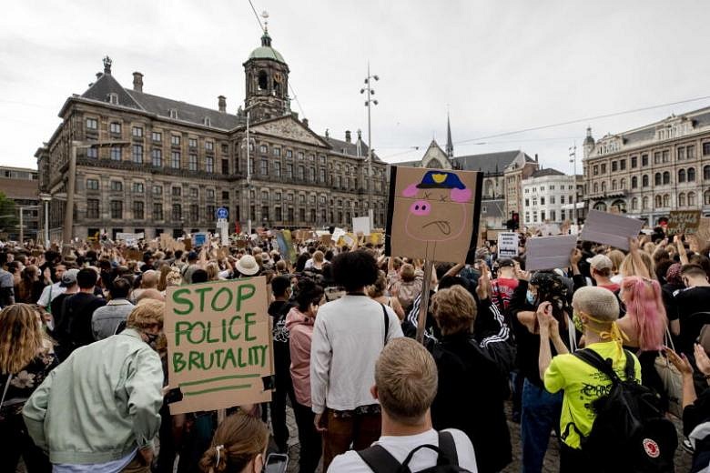 Amsterdam Anti-racism Rally Criticised For Lack Of Social Distancing ...